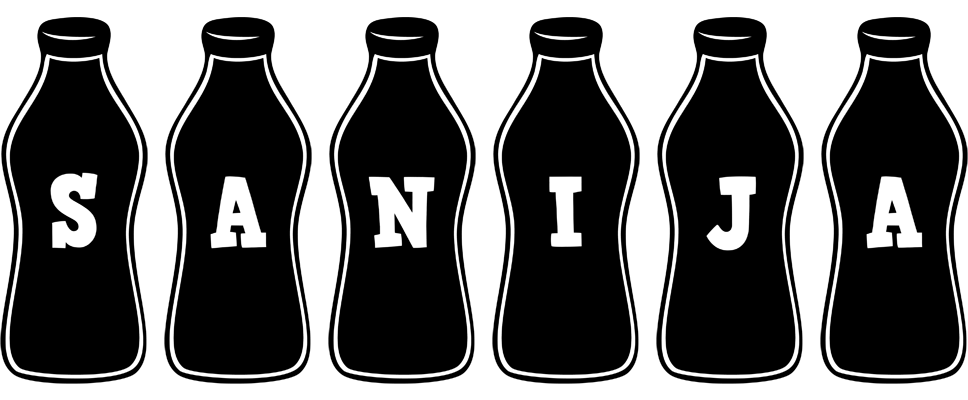 Sanija bottle logo