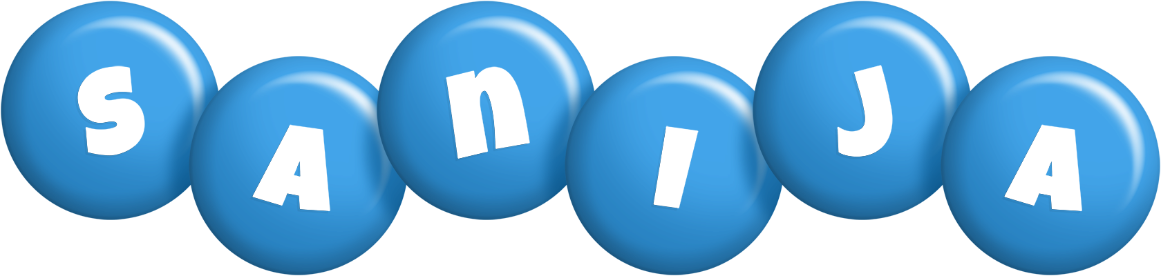 Sanija candy-blue logo