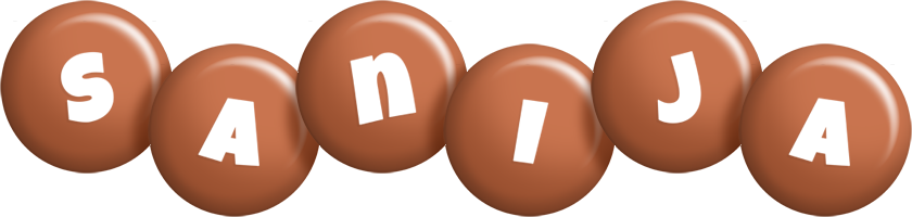 Sanija candy-brown logo