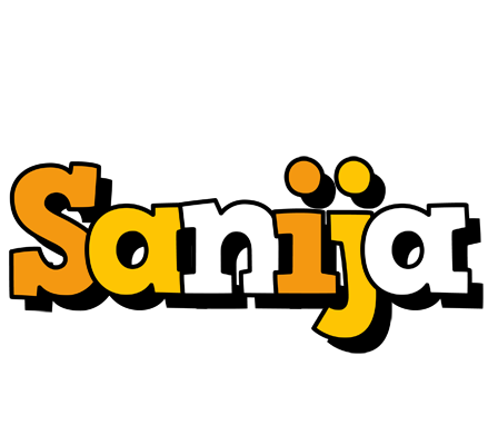 Sanija cartoon logo