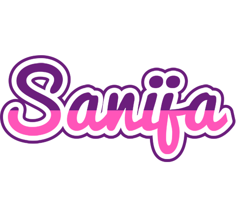 Sanija cheerful logo