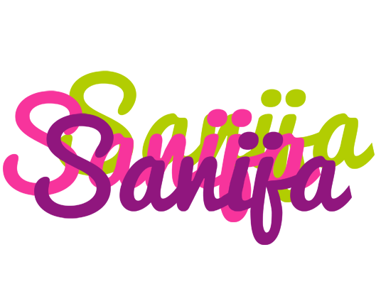 Sanija flowers logo