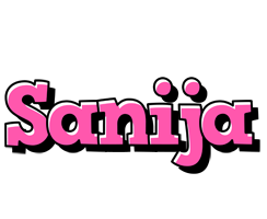 Sanija girlish logo