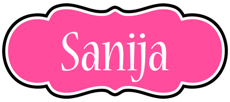 Sanija invitation logo