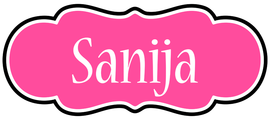 Sanija invitation logo