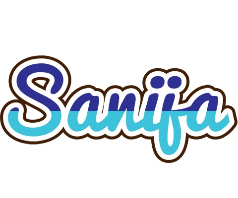Sanija raining logo