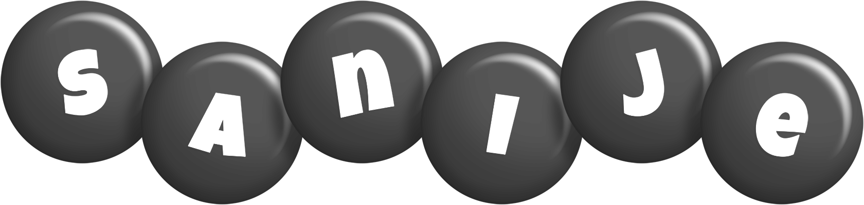 Sanije candy-black logo