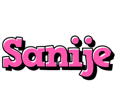 Sanije girlish logo