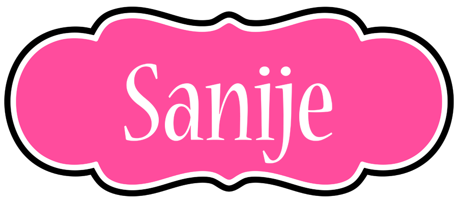 Sanije invitation logo