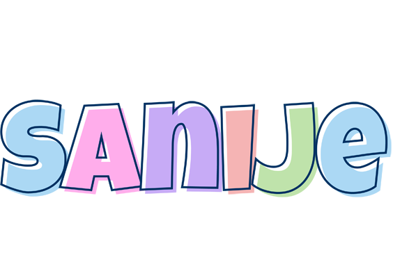 Sanije pastel logo