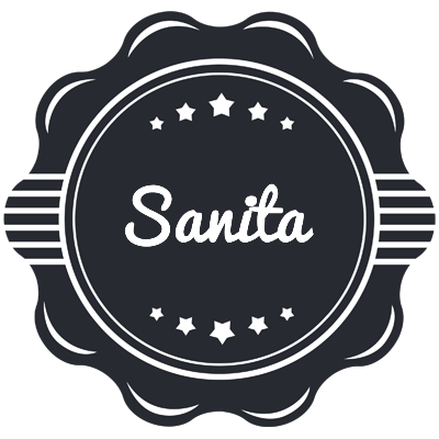Sanita badge logo