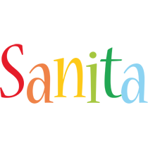 Sanita birthday logo