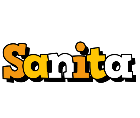 Sanita cartoon logo