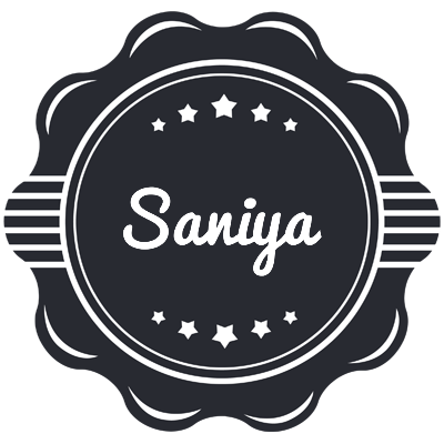 Saniya badge logo