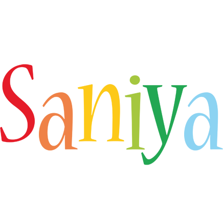 Saniya birthday logo