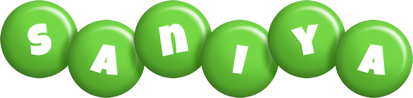 Saniya candy-green logo