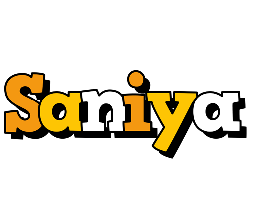 Saniya cartoon logo