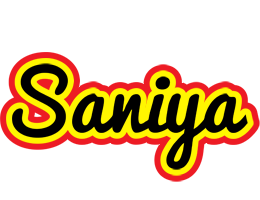 Saniya flaming logo