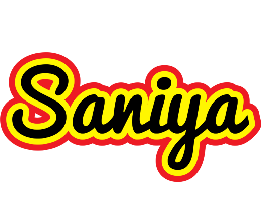 Saniya flaming logo