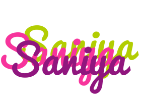 Saniya flowers logo