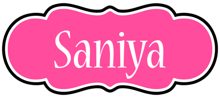 Saniya invitation logo