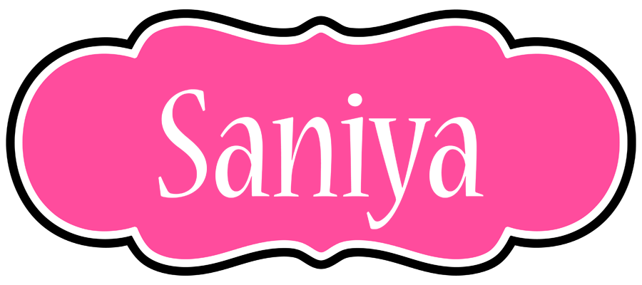 Saniya invitation logo