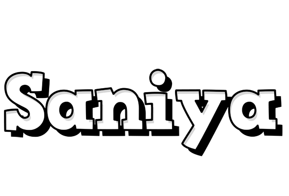 Saniya snowing logo