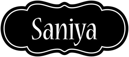 Saniya welcome logo