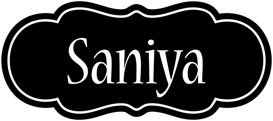 Saniya welcome logo