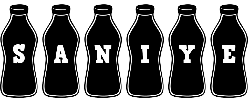 Saniye bottle logo