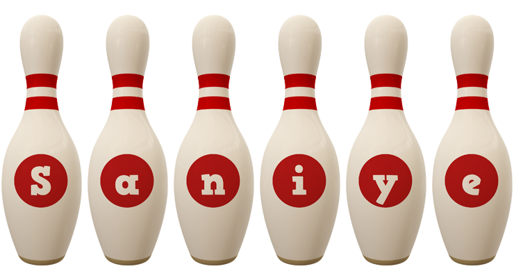 Saniye bowling-pin logo