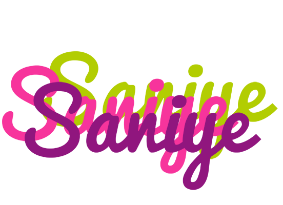 Saniye flowers logo