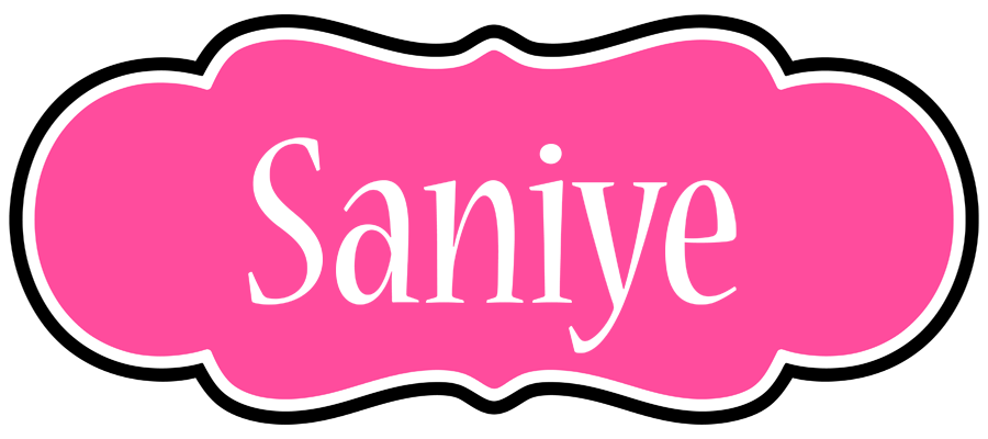 Saniye invitation logo