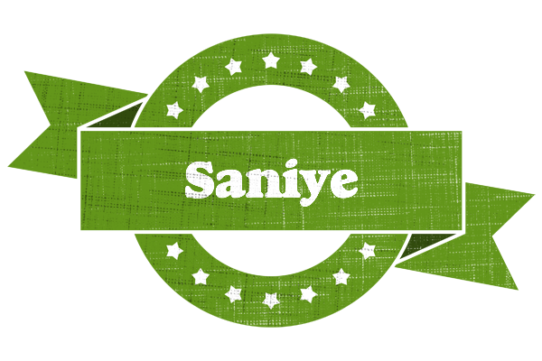Saniye natural logo