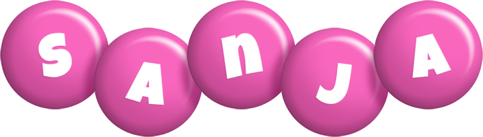 Sanja candy-pink logo