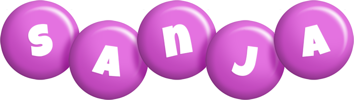 Sanja candy-purple logo