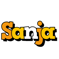 Sanja cartoon logo