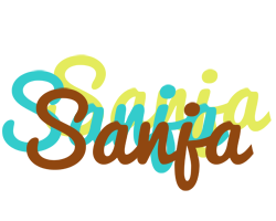 Sanja cupcake logo
