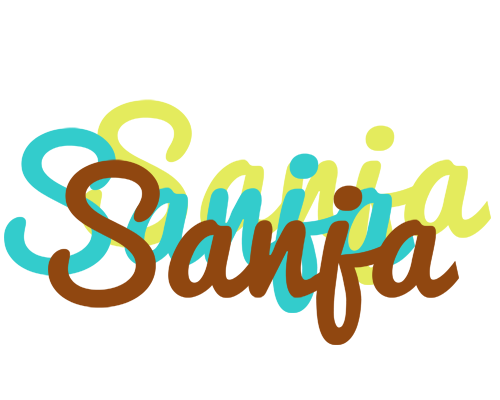 Sanja cupcake logo