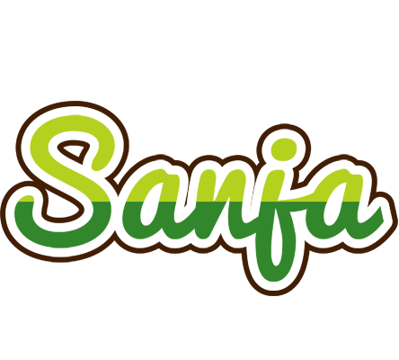 Sanja golfing logo