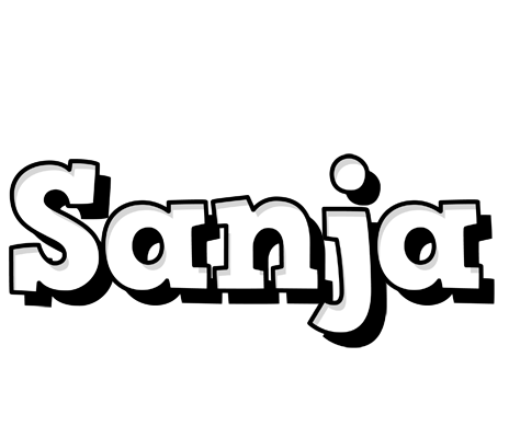 Sanja snowing logo