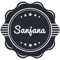 Sanjana badge logo