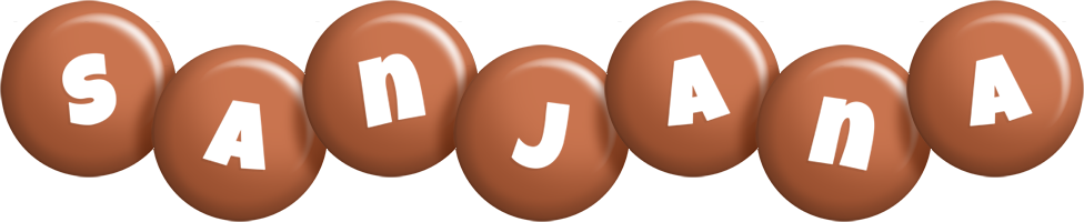 Sanjana candy-brown logo