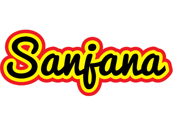 Sanjana flaming logo