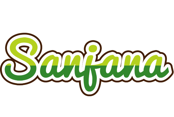 Sanjana golfing logo
