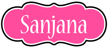 Sanjana invitation logo