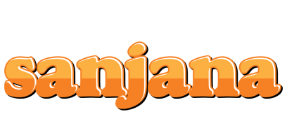Sanjana orange logo