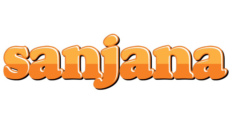 Sanjana orange logo