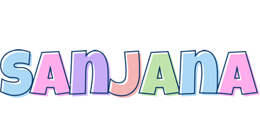 Sanjana pastel logo