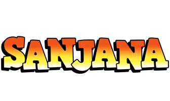 Sanjana sunset logo